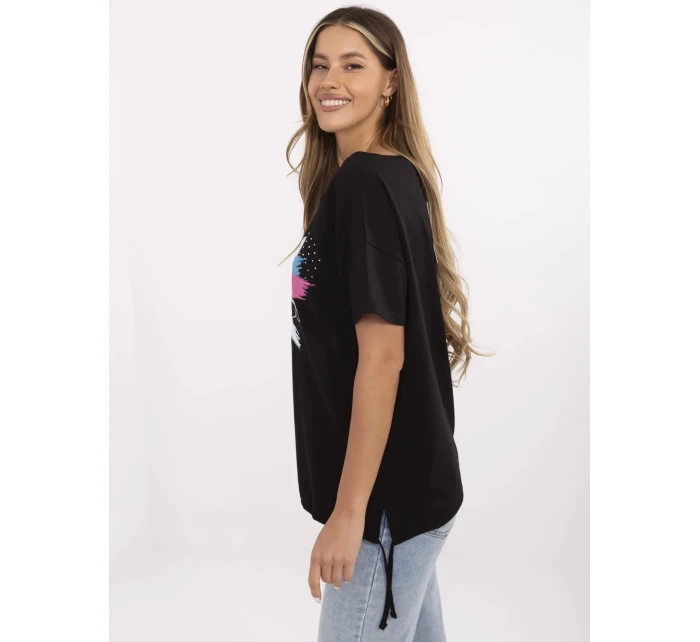 T shirt CLM TS model 21121864 czarny - FPrice T shirt CLM TS model 21121864 czarny - FPrice