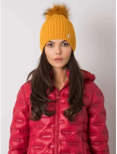 Dámská čepice JK CZ 24 cap.30 tmavě žlutá
