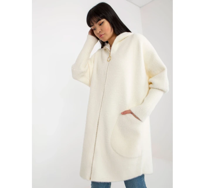 Dámský kabát MBM EN  ecru  model 21421273 - FPrice