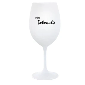 PÁN DOKONALÝ - bílá sklenice na víno 350 ml PÁN DOKONALÝ - bílá sklenice na víno 350 ml