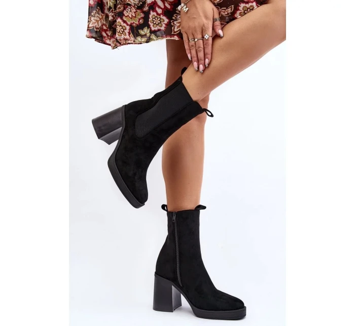 Dámské kotníkové boty ST-62P Černá - Seastar