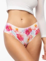 Kalhotky Peony Cheekie Brasil bílo-červené - Julimex