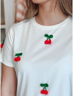 Dámské tričko bílé model 21988843 - Dstreet