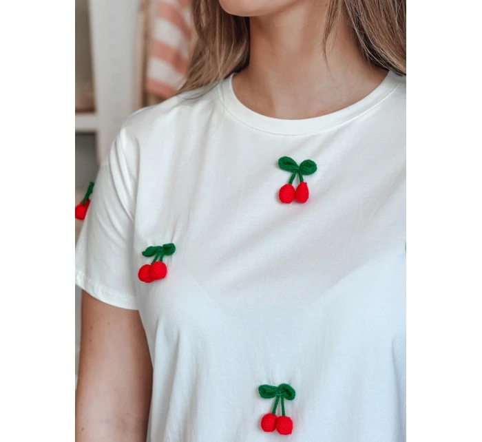 Dámské tričko bílé model 21988843 - Dstreet