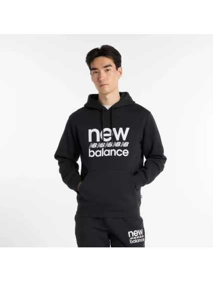 Sport Graphic Fleece Hoodie BK M model 21167552 pánské - New Balance Sport Graphic Fleece Hoodie BK M model 21167552 pánské - New Balance