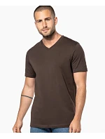 Kariban K 357 Pánské tričko s výstřihem do V 20.K357 dark grey