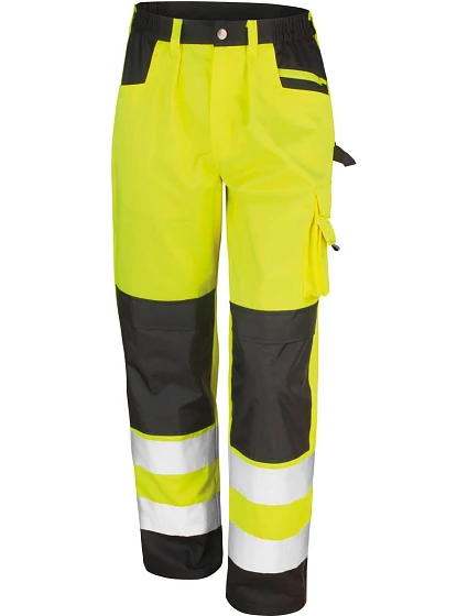 Result R 327X Bezpečnostní cargo kalhoty 30.327X fluorescent yellow Result R 327X Bezpečnostní cargo kalhoty 30.327X fluorescent yellow