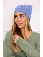 Fleecová čepice Iwona K221 modrá