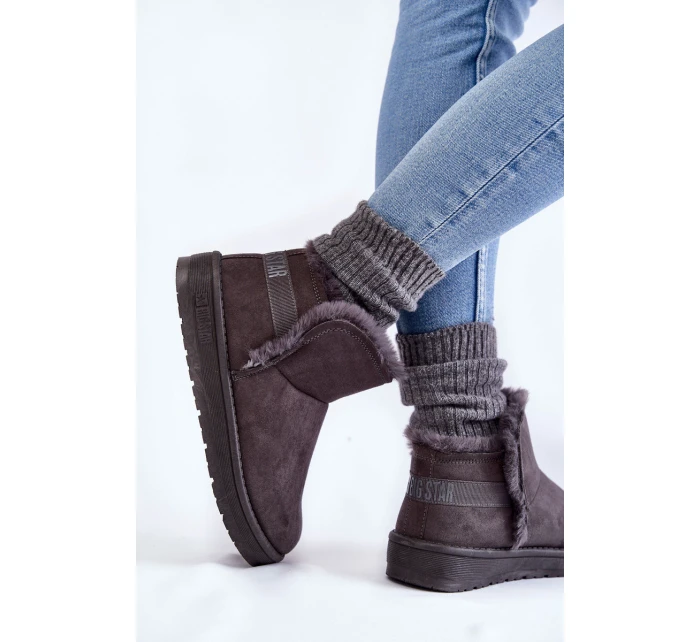 Dámské boty do sněhu Big Star model 21599759 šedé - Big Star Shoes