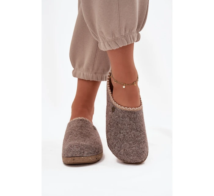 Domácí Obuv Dámské Pantofle model 21714563 Béžové - Inblu