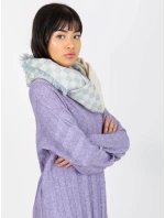 Tunelová šála AT KM 9501.10 bílýá a modrá Tunelová šála AT KM 9501.10 bílýá a modrá