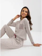 Pyžamo BR PI 9114 světle béžové