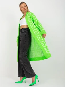 Dámský svetr LC SW 0296 fluo zelený