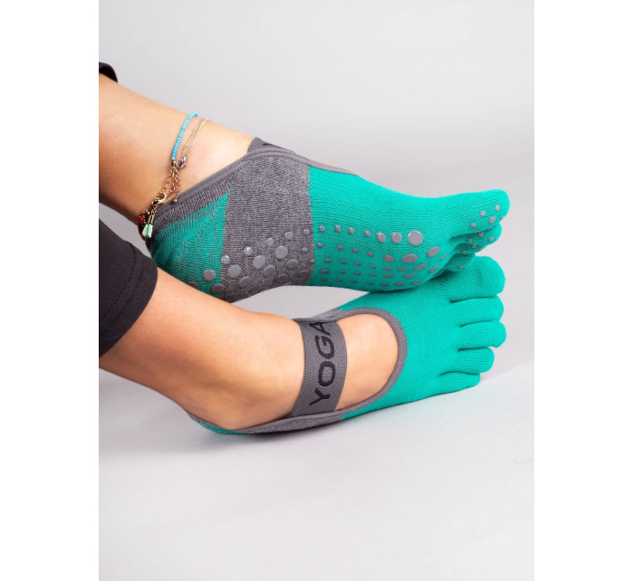 Yoclub Ponožky na jógu 2-pack SKS-0016U-AA2A Multicolour