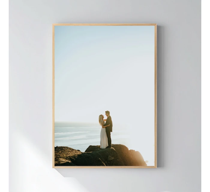 Personalizovaný magický fotoobraz v rámu - 50x70 - fotografie 