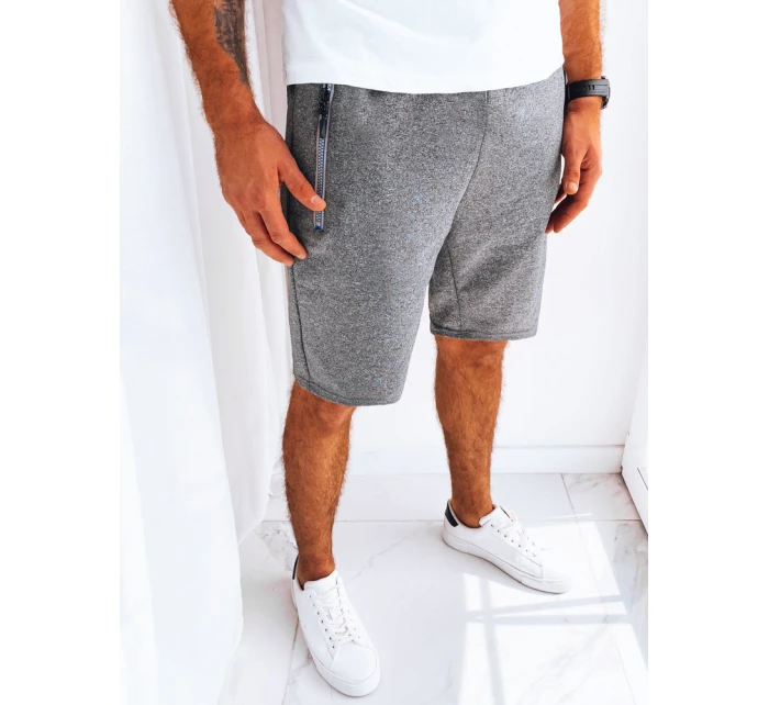 Pánské tmavě šedé teplákové šortky Dstreet model 21968948 - FashionStreet Pánské tmavě šedé teplákové šortky Dstreet model 21968948 - FashionStreet