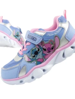Leomil Stitch dětská sportovní obuv tenisky lehké suchý zip LED