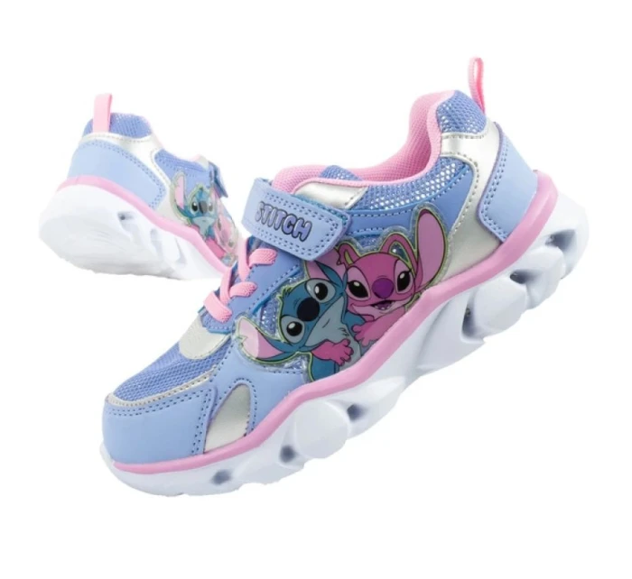 Leomil Stitch dětská sportovní obuv tenisky lehké suchý zip LED Leomil Stitch dětská sportovní obuv tenisky lehké suchý zip LED