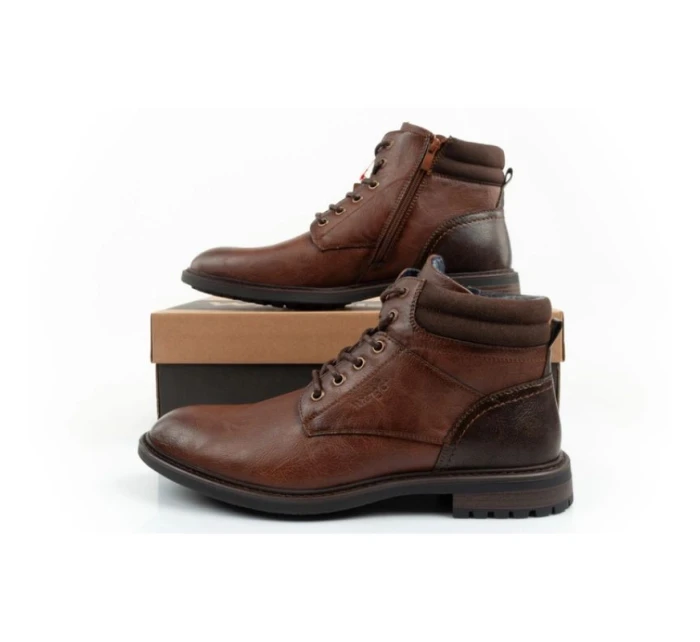 Pánské boty Wrangler George sable boots smart fashion brown