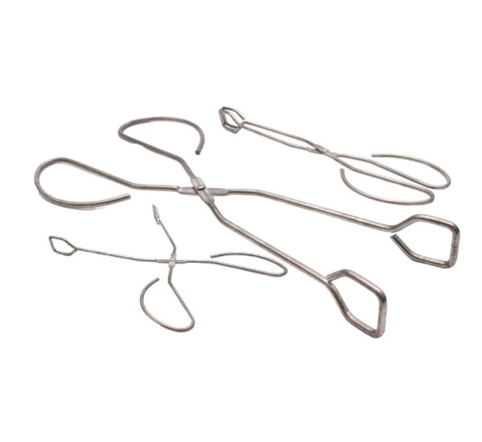 GRILOVACÍ KLEŠTĚ 27 CM DLOUHÉ STŘÍBRNÉ