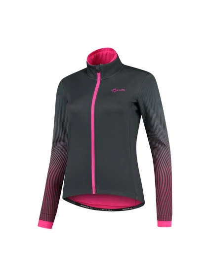 Rogelli dámská zimní bunda VIVID šedo-růžová S