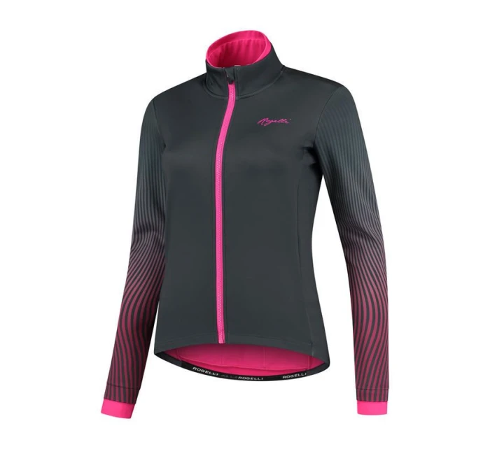 Rogelli dámská zimní bunda VIVID šedo-růžová S