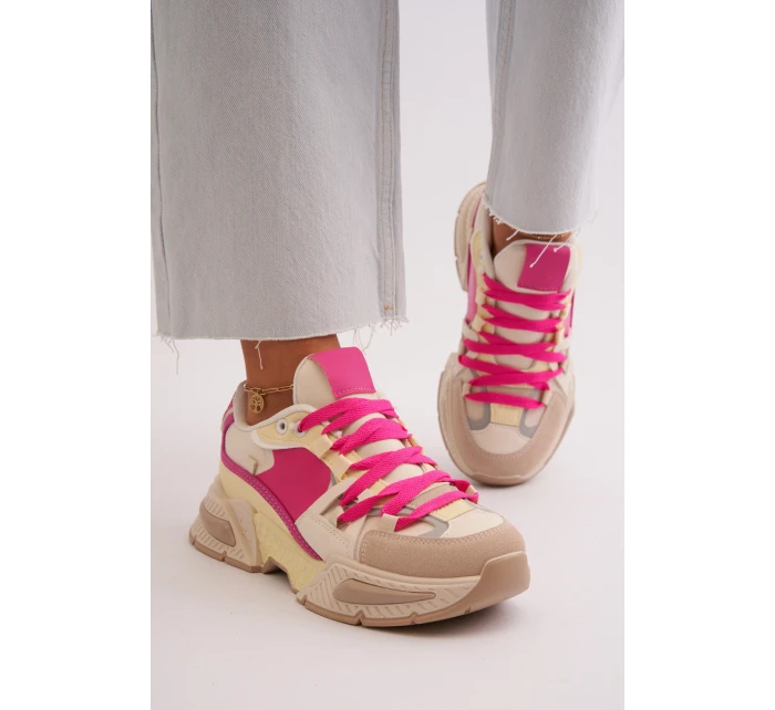 Dámská módní šněrovací sportovní obuv model 21652286 - Boto Dámská módní šněrovací sportovní obuv model 21652286 - Boto