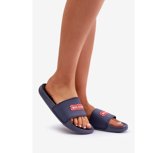 Dámské pantofle Big Star model 21676358 tmavě modré - Big Star Shoes Dámské pantofle Big Star model 21676358 tmavě modré - Big Star Shoes