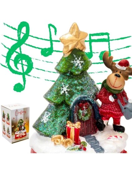 VÁNOČNÍ DEKORACE HRAJÍCÍ SOBY