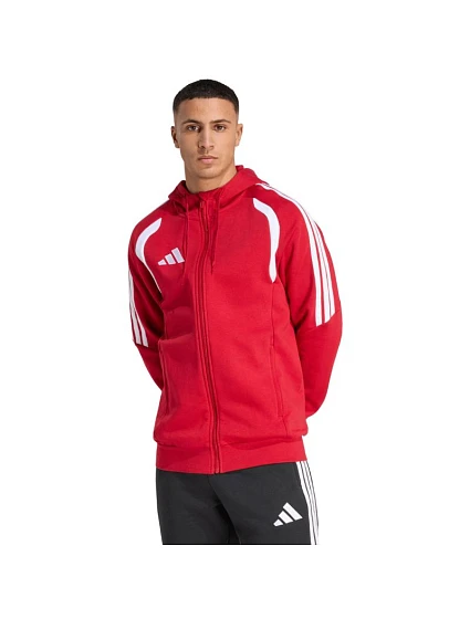 Pánská mikina adidas Tiro 26 League Sweat Full Zip Hoodie červená KF9106 pánské oblečení