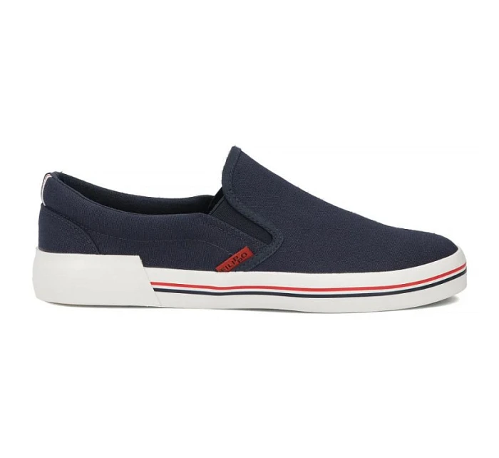 Pánské slip on tenisky námořnická modř Filippo MTN7792