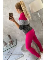 model 18742399 barevná pruhovaná souprava - K-Fashion model 18742399 barevná pruhovaná souprava - K-Fashion