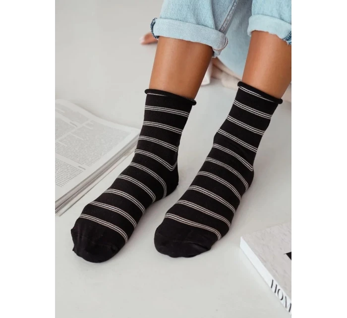 Dámské ponožky 0200-162 pruhované - Milena