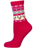 Vánoční ponožky pro celou rodinu XMASS SOCKS - BELLINDA - červená