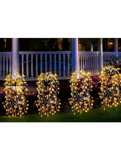 SOLÁRNÍ STROM LAMPA OHŇOSTROJE 72CM 120 VEDL SOLÁRNÍ STROM LAMPA OHŇOSTROJE 72CM 120 VEDL