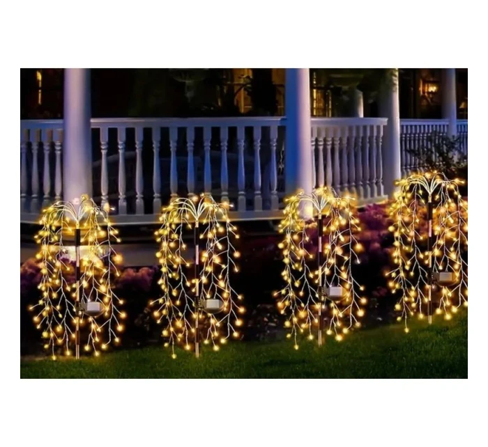 SOLÁRNÍ STROM LAMPA OHŇOSTROJE 72CM 120 VEDL SOLÁRNÍ STROM LAMPA OHŇOSTROJE 72CM 120 VEDL