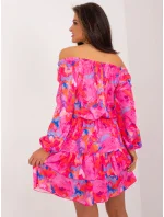 WN SK 8282 šaty.32 tmavě růžová