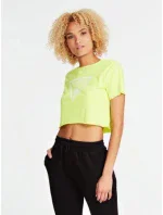 Dámské tričko neonově žlutá model 15439989 - Guess Dámské tričko neonově žlutá model 15439989 - Guess