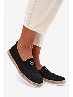 Dámské espadrilly 13659 černé - Vinceza