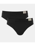Pánské slipy GO Natural Brief C2P - BLACK - černá 0004 - SLOGGI