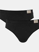 Pánské slipy GO Natural Brief C2P - BLACK - černé 0004 - SLOGGI