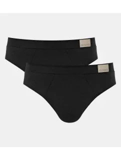 Pánské slipy GO Natural Brief C2P - BLACK - černá 0004 - SLOGGI
