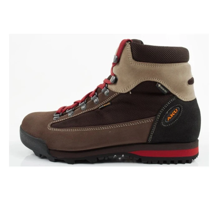 Aku Slope Gore-tex pánská kožená kotníková trekingová sportovní obuv hnědá Aku Slope Gore-tex pánská kožená kotníková trekingová sportovní obuv hnědá
