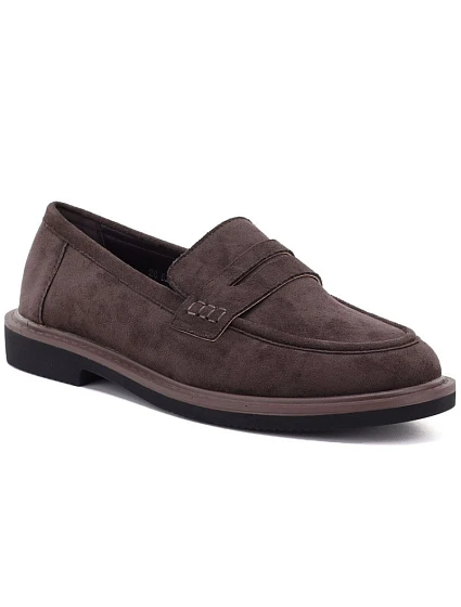 Dámské polobotky Lordsy z hnědého semiše, Vinceza 62335 Dámské polobotky Lordsy z hnědého semiše, Vinceza 62335