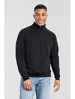 Iconic Premium Zip Neck Sweat Těžká mikina s 1/4 zipem model 22459605 black - Fruit of the Loom