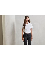 Premier PR 346 Popelínová elastická halenka s kr. rukávem 39.0346 black