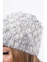 Čepice model 21798539 světle šedá - K-Fashion