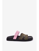 Dámské Pantofle Na Suchý Zip model 21697746 - VINCEZA