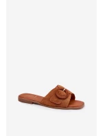 Klasické Dámské Plážové Pantofle Béžové model 21698865 - Boto Klasické Dámské Plážové Pantofle Béžové model 21698865 - Boto