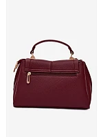 Dámská kabelka z imitace kůže Bordó model 22221041 - Flora&Co Dámská kabelka z imitace kůže Bordó model 22221041 - Flora&Co